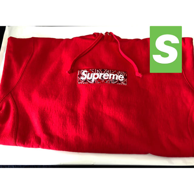 Supreme - Bandana Box Logo Hooded Sweatshirt S