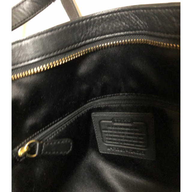 COACH(コーチ)のCOACH コーチ 2WAY レザーバッグ トートバッグ　黒 レディースのバッグ(トートバッグ)の商品写真