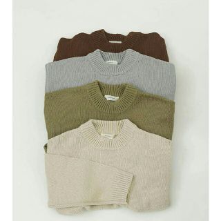 トゥデイフル(TODAYFUL)の【新品】’19TODAYFUL Roundhem Heavy Knit ニット(ニット/セーター)