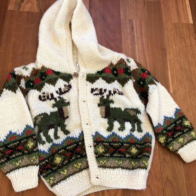 GAP(ギャップ)のクリスマス  ニット カーディガン キッズ/ベビー/マタニティのキッズ服女の子用(90cm~)(カーディガン)の商品写真