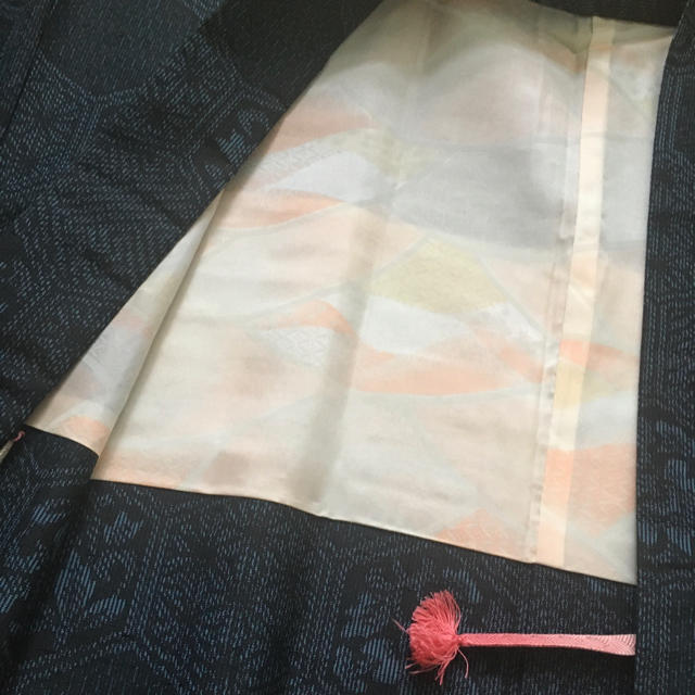 大島紬　羽織り　 レディースの水着/浴衣(着物)の商品写真