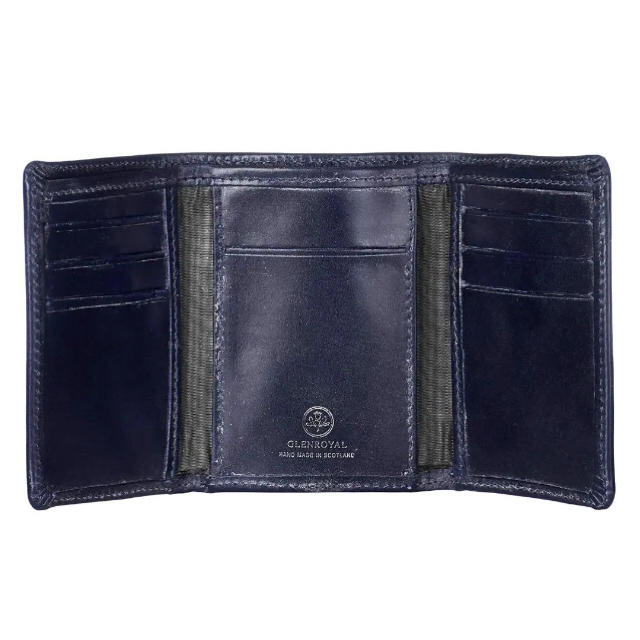 GLENROYAL(グレンロイヤル)のグレンロイヤル　3つ折り財布　ダークブルー メンズのファッション小物(折り財布)の商品写真