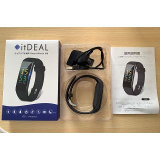 itDEAL スマートウォッチ　箱、説明書付き(トレーニング用品)