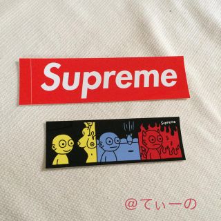 シュプリーム(Supreme)の【supreme】非売品ステッカー【未使用】(ノベルティグッズ)