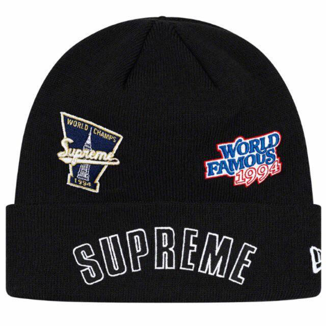 Supreme(シュプリーム)のsupreme New Era® Championship Beanie　黒 メンズの帽子(ニット帽/ビーニー)の商品写真