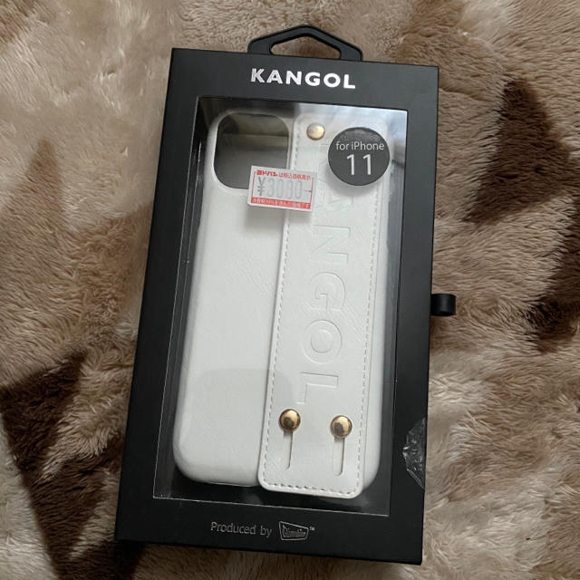 KANGOL(カンゴール)のiPhoneケース　iPhone11 KANGOL 白  スマホ/家電/カメラのスマホアクセサリー(iPhoneケース)の商品写真