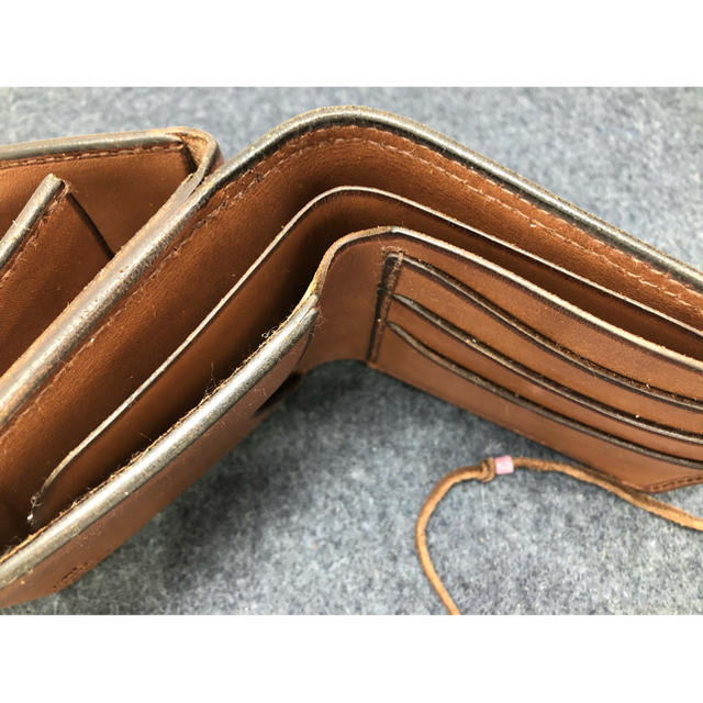 goro's - 新型二つ折り財布 焦げ茶 ゴローズ GOROSの通販 by Km TK|ゴローズならラクマ