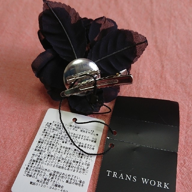 TRANS WORK(トランスワーク)の【新品未使用】TRANS WORK 三陽商会 コサージュ ブローチ レディースのアクセサリー(ブローチ/コサージュ)の商品写真