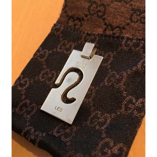 グッチ(Gucci)のGUCCI グッチ プレートネックレス SV 星座 しし座(ネックレス)