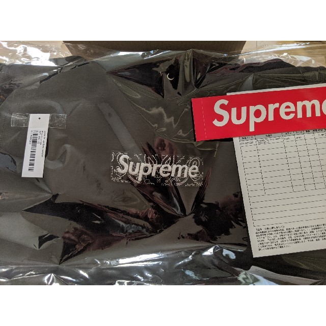 Supreme Bandana Box Logo Hooded パーカー　黒 1