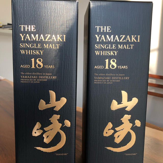 海外並行輸入正規品 サントリー - サントリー山崎18年 700ml 箱付き