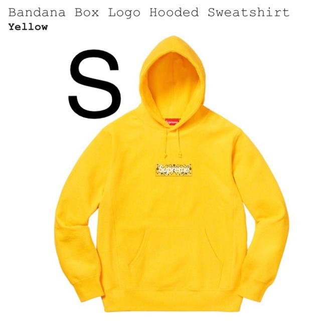 Sサイズ Bandana Box Logo Hooded Sweatshirt