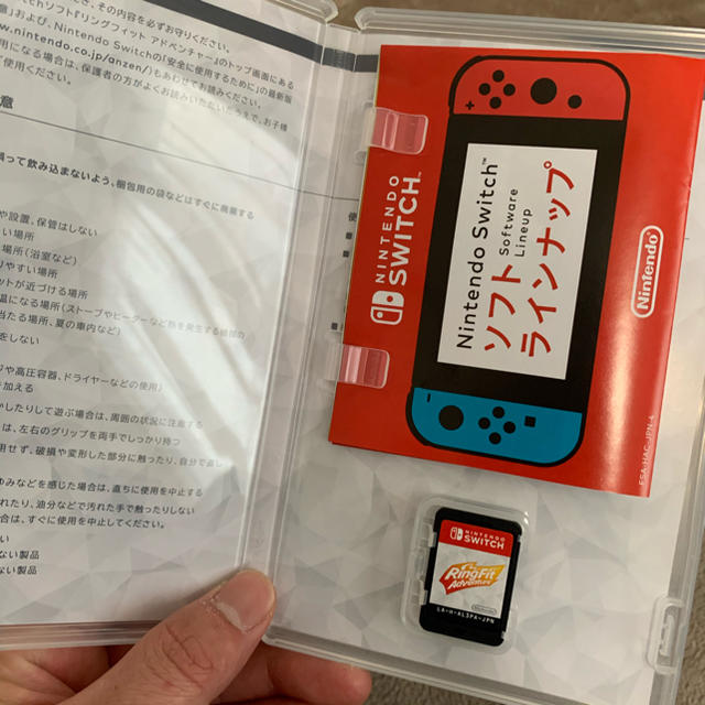 リングフィットアドベンチャー Switch エンタメ/ホビーのゲームソフト/ゲーム機本体(家庭用ゲームソフト)の商品写真