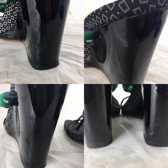 PRADA プラダ サンダル ミュール 和柄 25