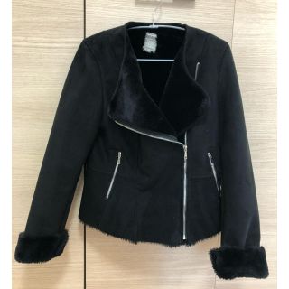 ザラ(ZARA)のZARA ファー　ムートン　ライダース(ムートンコート)