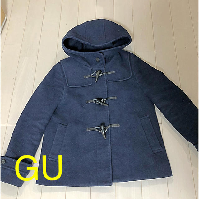 GU(ジーユー)のGU ショートダッフルコート　L レディースのジャケット/アウター(ダッフルコート)の商品写真