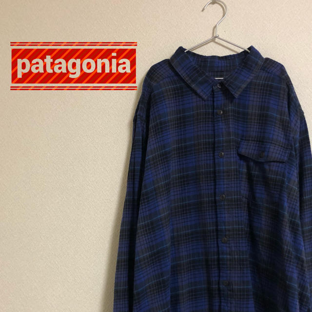 patagonia(パタゴニア)の【XLサイズ】パタゴニア  オーガニックコットン チェック柄 メンズのトップス(シャツ)の商品写真