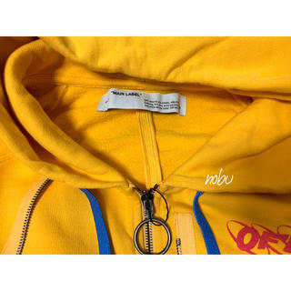 OFF-WHITE - 新品【 OFF-WHITE 】INDUSTRIAL ZIP UP HOODIEの