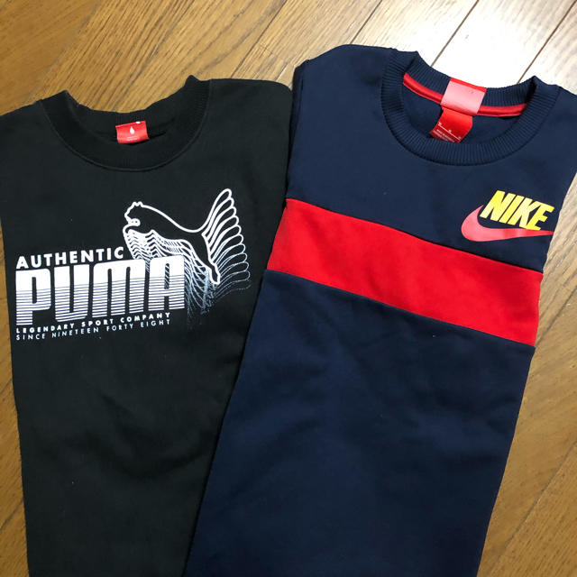 NIKE(ナイキ)のNIKE&PUMA  トレーナーセット キッズ/ベビー/マタニティのキッズ服男の子用(90cm~)(その他)の商品写真