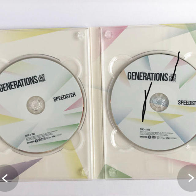 GENERATIONS(ジェネレーションズ)の【初回生産限定盤】GENERATIONS SPEEDSTER CD＋3DVD エンタメ/ホビーのDVD/ブルーレイ(ミュージック)の商品写真