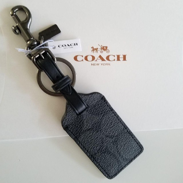 COACH(コーチ)の新品【COACH コーチ】キーホルダー ネームタグ シグネチャー メンズのファッション小物(キーホルダー)の商品写真