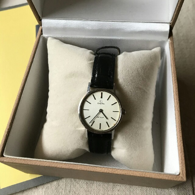 人気ブランドの OMEGA - OMEGAレディースアンティークウォッチ時計オメガHIROB 腕時計