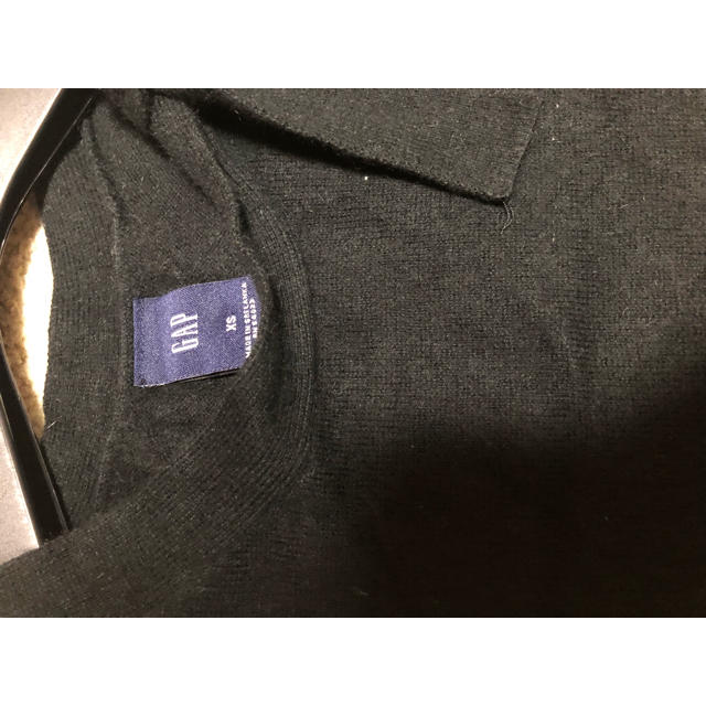 GAP(ギャップ)のノースリーブ リボン ブラック レディースのトップス(シャツ/ブラウス(半袖/袖なし))の商品写真