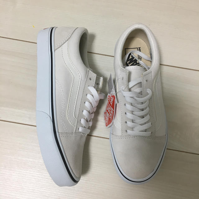 新品 * VANS オールドスクール マシュマロ 24cm