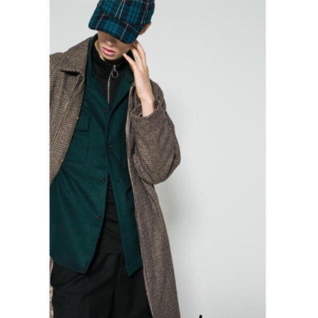 ＜monkey time＞ GUNCLUB CHECK MELTON COAT