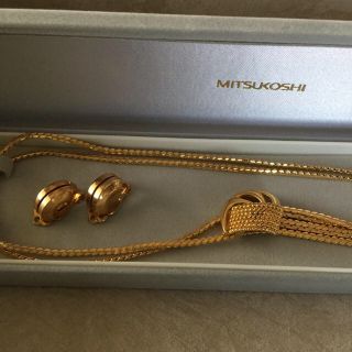 ミツコシ(三越)の✨MITSUKOSHI✨ネックレス ＆イヤリング(ネックレス)