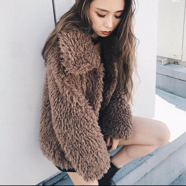 ECO FUR COAT  EMODA新品タグ付き