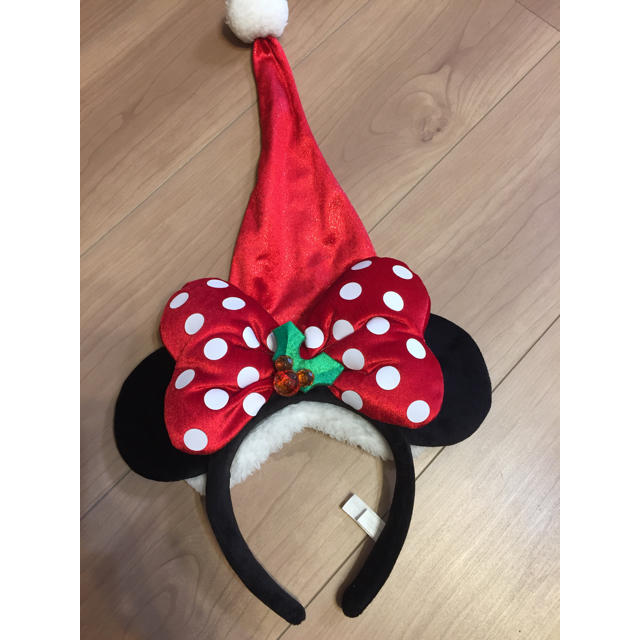 Disney 美品 ディズニーランド カチューシャ クリスマス ミニーの