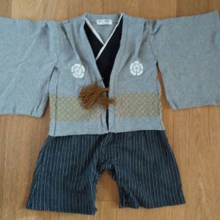 美品 80 袴 ロンパース(和服/着物)