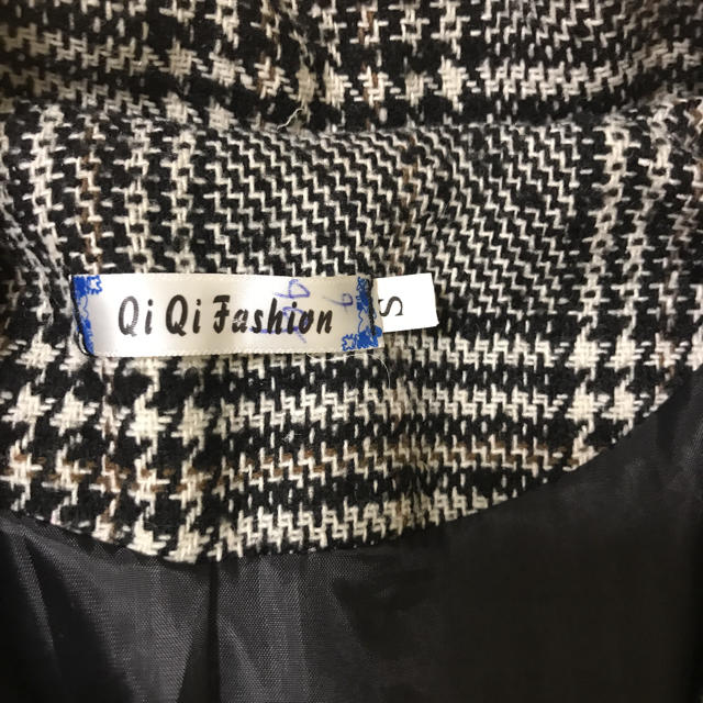 チェック柄　ロングコート レディースのジャケット/アウター(ロングコート)の商品写真