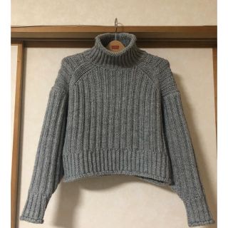 エイチアンドエム(H&M)のH&M 人気チャンキーニット　グレー　Sサイズ☆(ニット/セーター)