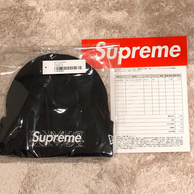 Supreme New Era Box Logo Beanie帽子