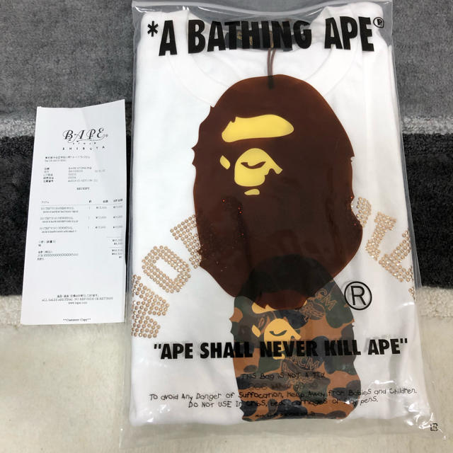 bape mcm コラボ　Tシャツ