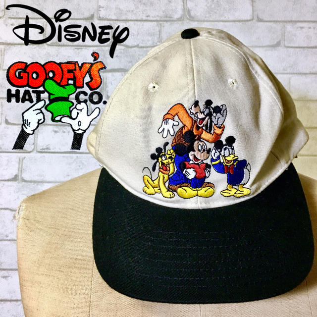 Disney Goofy S Hat Co キャップ 刺繍 グーフィー ミッキー 帽子の通販 By Mk Vintage ディズニーならラクマ