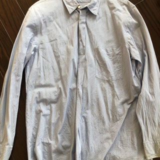 コムデギャルソンオムプリュス(COMME des GARCONS HOMME PLUS)のコム・デ・ギャルソン　バイアス生地　隠しボタンシャツ(シャツ)