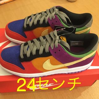 ナイキ(NIKE)のNIKE DUNK low viotech crazy 24 us6(スニーカー)