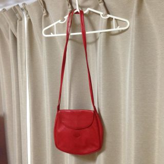 ロンシャン(LONGCHAMP)のロンシャンショルダーバッグ 赤(ショルダーバッグ)