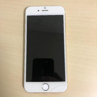 アップル(Apple)の【中古】iPhone6 ゴールド　64GB(スマートフォン本体)