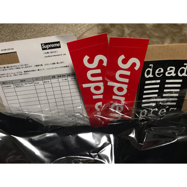 ボックスロ Supreme Supreme Bandana Box Logo Hoodedの通販 by