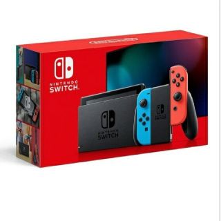 ニンテンドースイッチ(Nintendo Switch)の【新品未開封】新型　任天堂スイッチ本体セット
ネオンブルー＆ネオンレッド(家庭用ゲーム機本体)