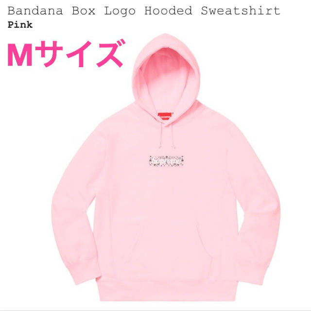 Bandana Box Logo Hooded SweatshirtPinkSIZE