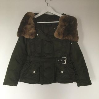 マックスマーラ(Max Mara)のMaxMara ダウンジャケット　モッズコート　ファーコート  ファーダウン(ダウンコート)