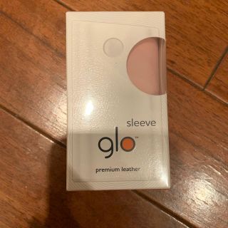 グロー(glo)のglo レザースリーブ　純正品　ピンク(タバコグッズ)