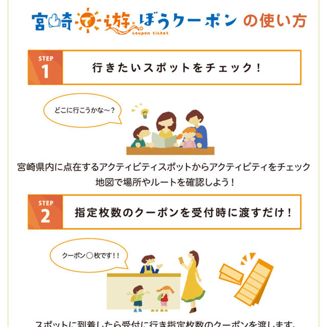 宮崎で遊ぼうクーポン チケットの優待券/割引券(その他)の商品写真
