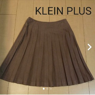 クランプリュス(KLEIN PLUS)のプリーツスカート KLEIN PLUS 40(ひざ丈スカート)