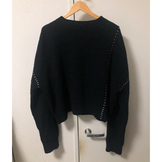 トップス18ss UNUSED シルクニット サイズ2